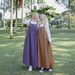 Women's Clothing Women's Loose Casual Denim Overalls Skirt Spring/Summer Southeast Asian Malaysian Fashion Modest Abaya Dress_ecoleips.com