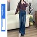 Jiawei 2025 Autumn Stretchy Flared For Women, Vintage Washed Jeans, New Women's Jeans_ecoleips.com