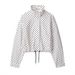 Cross-border Women's Clothing Wholesale Polka Dot Stand-up Collar Loose Jacket 5247713 High-waisted Mini Shorts 2010713_ecoleips.com