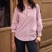 Women's Casual Fashion Long Sleeve Shirt Striped Ruffle Cardigan Top Spring Autumn_ecoleips.com