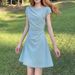 Dress Women's Pleated Waist Simple High Sense 2026 Summer Beautiful Short Skirt_ecoleips.com