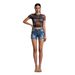 European American Cro-border Direct Ource Factory Ummer New Caual And Tylih Women' Denim Hort With Cuffed_ecoleips.com