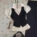 Women's Slim Fit Striped Shirt Casual Comfort Single Breasted Short Sleeve Top with Lapel Collar Versatile for Commuters Summer_ecoleips.com