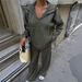 Women's Clothing Cross Border Women's Fashion Solid Color Long Sleeved Hooded Sweatshirt Trousers Suit Casual Half Open Sweatshirt Two Piece Suit_ecoleips.com