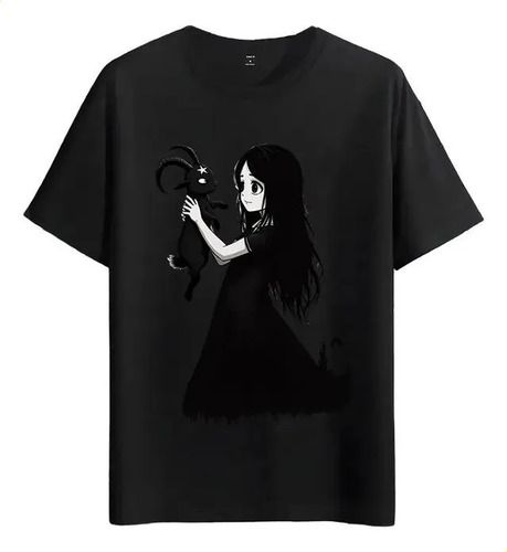 Women's T-Shirts Tshirt Muscle Freaks Witch Goat Style Gothic Art_ecoleips.com