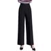 Women's High-Waisted Wide-Leg Pants Spring/Summer Casual Loose Fit Bottoms Sold Independently_ecoleips.com