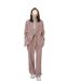 Women's Plus Size Spring Suit Set - Elegant Fly Sleeve Blouse & Trousers 3-Piece Outfit (with Camisole) For Office Casual, M-4XL (Black/Navy/Pink)_ecoleips.com