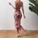 2026 Spring Summer European And American Foreign Trade Sexy Backless Ruched Slim Fit Strapless Lace-Up_ecoleips.com