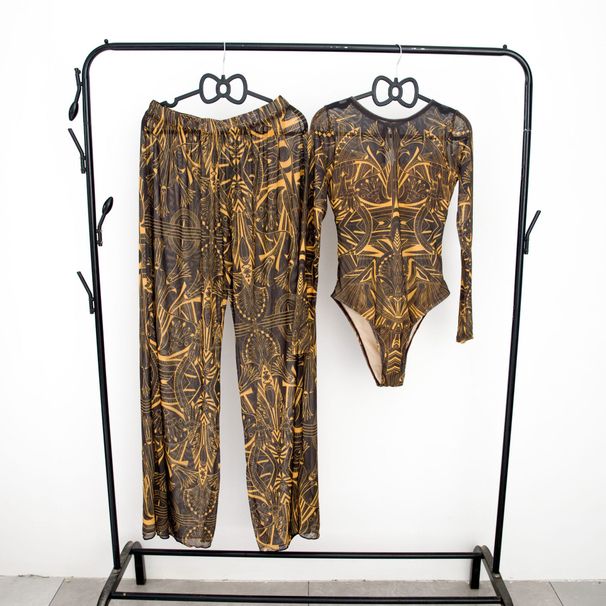 K One-piece Swimsuit Women's Two-piece Set New Swimsuit Sunscreen_ecoleips.com