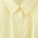 Women's New Design Sense Wrapped Tie Stripe Loose Long Sleeve Shirt_ecoleips.com