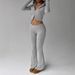 "Women's Cropped Zip-Up Hoodie & Jogger Set – Winter Streetwear Ribbed Fleece Tracksuit (S-XL, Poly-Spandex Blend)"_ecoleips.com