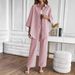 Plus Size Women's Loose Two Piece Set Solid Color Fashionable Spring Autumn Mid Length Apricot Blue Black Clothing_ecoleips.com