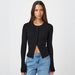 Bestseller: European And American Y2K Fashion Women's Clothing - Round Neck Button Slim Fit Long Sleeve_ecoleips.com