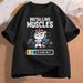Installing Muscles Women's T-Shirt Clothing Funny Gym Unicorn Graphic T Shirt Fitness Workout Fashion Casual Short Sleeve Tops_ecoleips.com