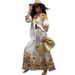 Elegant Floral Print Blouse & Midi Skirt Set – Stylish Women's Outfit For Casual & Office Wear Size Inclusive_ecoleips.com