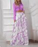 Women's clothing new printed casual suit lapel sexy strap shirt high waist wide leg pants two piece suit_ecoleips.com