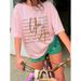 Women's Summer Loose T-Shirt Pure Cotton round Neck Short Sleeve European Size 1pc_ecoleips.com