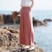 Suitable For All Seasons Cotton Women's New Style Linen Wide-Leg Summer High-Waist Slimming Straight Casual Solid Color Pants Women_ecoleips.com