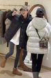 girl Girl Girl Hooded Lace-Up Waist Down Jacket For Women, White Duck Down, 2025 Winter New Korean Version, Loose Thickened Warm Coat_ecoleips.com