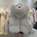 girl Girl Girl Korean Dongdaemun White Duck Large Fur Collar Down Jacket For Women Short Style 2025 New Thick Loose Coat Warm_ecoleips.com