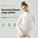 Lulu Fleece-Lined Yoga Jacket Women, High Elasticity, Slim Fit, Stand Collar, Sports Top For Spring Autumn, Running And_ecoleips.com