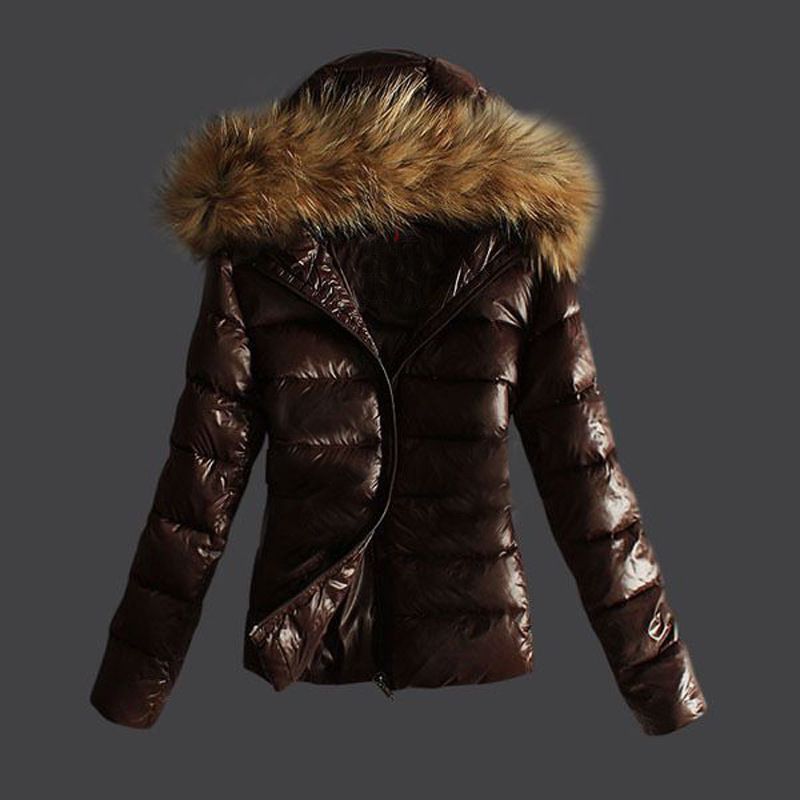 Men's Slim-Fit Short Puffer Jacket With Faux Fur Hood – Lightweight Quilted Polyester Coat (Black/Brown, S-XXXL)_ecoleips.com