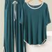 Women's Solid Color Pajamas Set Summer Thin Short Sleeve T-Shirt And Pants Sleepwear 2 Piece Set Casual Loose Soft Loungewear_ecoleips.com