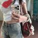 American-style High Street Denim Shorts For Women, Summer New Design, Niche High-waisted Slimming Distressed A-line Hot_ecoleips.com