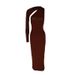 AC440 European American 2024 Spring And Autumn New Cross-Border Slim-Fit Solid Color Elegant Long Bodycon Dress_ecoleips.com