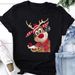 European And American Cross-border Foreign Trade Women's Round-neck Printed Short-sleeve T-shirt Top_ecoleips.com