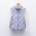 Pinghu Chixin 90 New National Standard Women's Autumn Winter Lightweight Down Jacket Wave Pattern Stand Collar Vest Coat_ecoleips.com