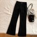 Women's Clothing Petite Flared Jeans Slimming Stretchy Black Denim Trousers Versatile For Spring And Summer_ecoleips.com