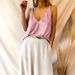 2025 Heavy-Duty Sequin V-Neck Camisole Sexy Fashion Versatile Tank Pure Desire Women's Inner Layer Top_ecoleips.com