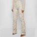 Women's Clothing Fashion Tight PU Leather Trousers Personalized Folded Flared Pants Women's New Style for Four Seasons_ecoleips.com