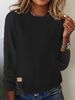 2026shein Cross-border European American Independent Site Autumn And Winter New Round Neck Long Sleeve_ecoleips.com