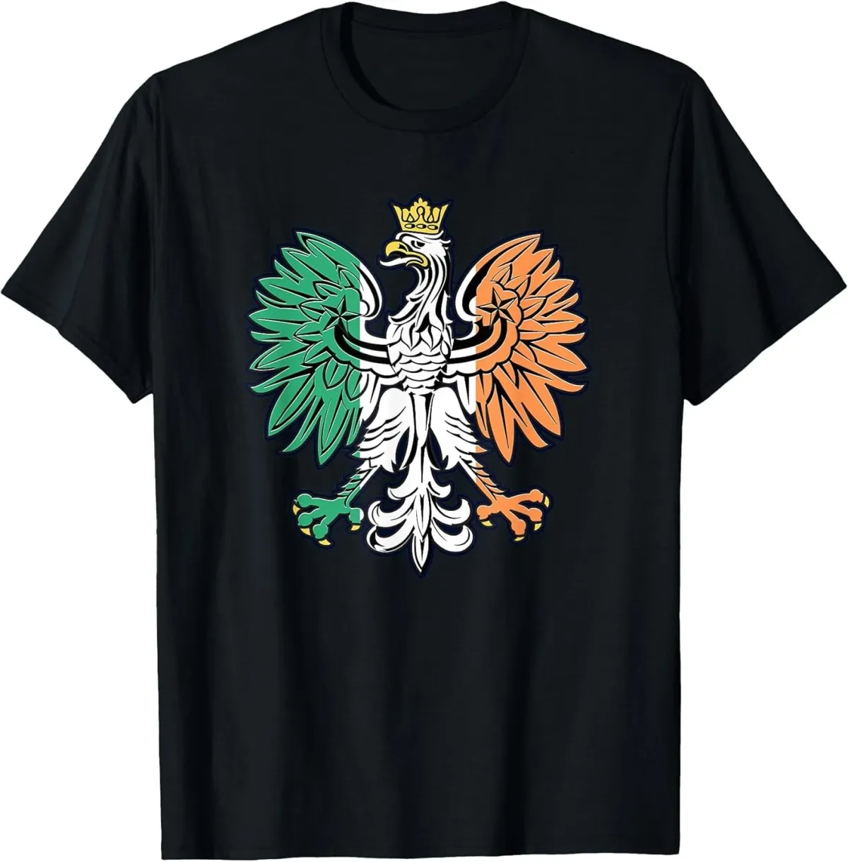 Women's T-Shirts NEW LIMITED Polish Irish Flag Poland Eagle T-Shirt - MADE IN USA_ecoleips.com