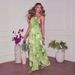 Cross-border European And American Fashion Elegant Style Printed Long Slip Dress Women's Clothing 2025 Spring-summer_ecoleips.com