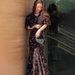 European American 2025 Spring New Floral Soft Short-Sleeve Comfortable Long Elegant And Stylish Women's Dress_ecoleips.com