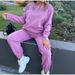 9692#2025 European And American Foreign Trade Women's Clothing Autumn New Sports Casual Two-Piece Set_ecoleips.com