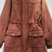 Retro PU Suede Zip-Up Trench Coat For Women – Oversized Streetwear Jacket With Stand Collar In Wine/Brown/Taupe, Fall Layering Essential_ecoleips.com
