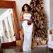 Women's Summer Sexy Backless Bodycon Dress With Feather Trim & Tie Detail - Sleeveless Long Dress For Women_ecoleips.com