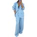 Women’s Stylish Ribbed Blazer & Pants Set – Elegant Office & Casual Outfit | Stretch Fit Two-Piece Suit_ecoleips.com
