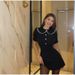 Women's Removable Baby Collar Dress - Sweet & Elegant Spring Dress (European & American Style)_ecoleips.com