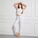 Women's Clothing Jeans Slim High Waist High Elastic Multi Button Skinny Trousers Large Size Women's Pants_ecoleips.com