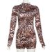 Women’s Clothing Autumn New Women's Fashion Trend Round Neck Long Sleeve Sexy Leopard Tights Slim Jumpsuit_ecoleips.com