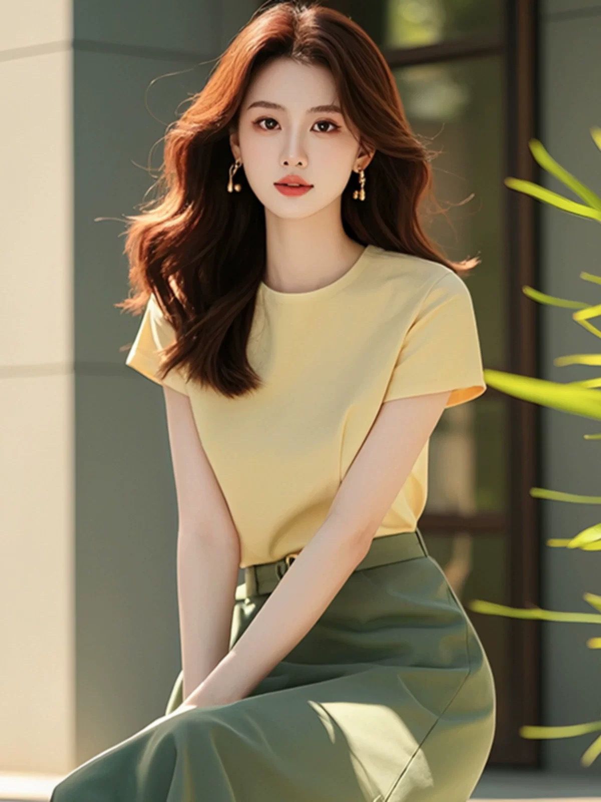 Summer Niche Unique European Fashion Elegant Socialite Petite Slimming Two-Piece Skirt Set For Women_ecoleips.com