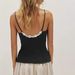 Cross-border European American Y2K New Lace Patchwork Camisole, Pure And Alluring Slim-fit Inner Top, Ins-style Women's_ecoleips.com