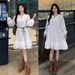 Autumn New Korean Fashion Camellia Long Sleeve Maternity Dress With Belt_ecoleips.com