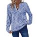 Women's Clothing Fashionable Casual Long Sleeve T-Shirt Top Large Stock Long Sleeves T-Shirts_ecoleips.com