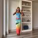 Women's Clothing Spring And Autumn New Sling Sequin Printing Dress INS Leisure Party Split Dress_ecoleips.com